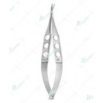 Castroviejo Universal Corneal Scissors, curved, blunt tips, medium blades