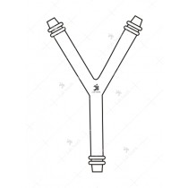 Connection Tubes, Y shape.
