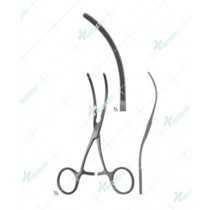 De Bakey Forceps, S-Shaped Curved, 125 mm