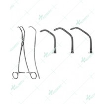 De Bakey Satinsky Clamps, 235 mm