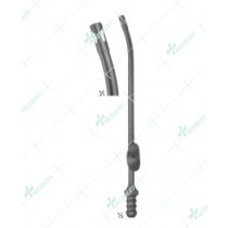 De Bakey Suction Tube, with finger cut-off and stylet, 160 mm