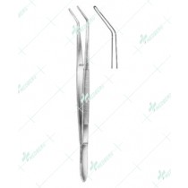 Dental Tweezers, Flagg Serrated, 16 cm