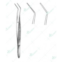 Dental Tweezers, Meriam Serrated Smooth, 16 cm