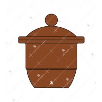 Dessicator Plain, Amber Colour, with knobbed lid, Ground flanges, Neutral Glass with perforated Porcelain Plate