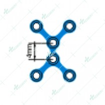 Double X Plate, Small