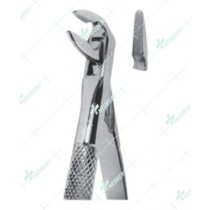 Extracting Forceps - English Pattern, Lower roots with serrated tips