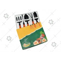 Garden Tool 5 Pcs. Set With Fixed Handle