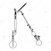 Fractionation Assembly, consists of R.B. Flask 1000 ml.