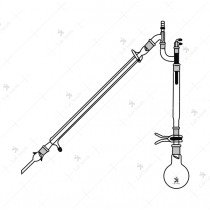 Fractionation Assembly, consists of R.B. Flask 500 ml.