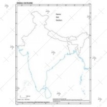 India Outline Map