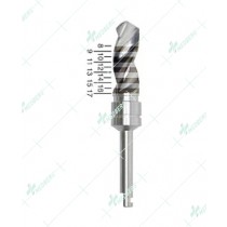 Irrigated Tri-Spade Intermediate Twist Drill, 5.00mm Tip
