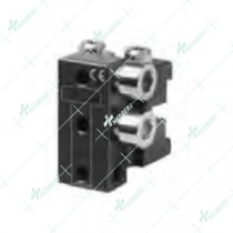 Three-hole wire clamp slider unit
