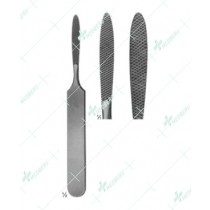 Joseph Bone Files, fine, chequered coarse, chequered, 165 mm