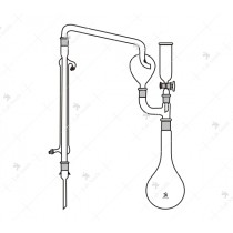 Kjedahl Distillation Assembly, consists of Kjedahl Flask 500 ml.,