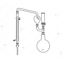 Kjedahl Distillation Assembly, consists of R.B. Flask 1000 ml.,
