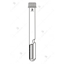Leighton Tubes, for Culture work, with Screw Cap and Cover slip.