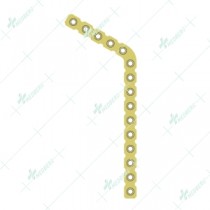 Locking Round Hole Mandible Reconstruction Plate, Straight