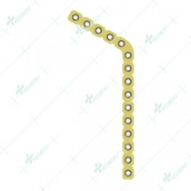 Locking Round Holes Mandible Reconstruction Plate, Angled