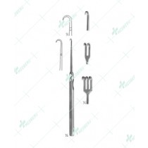 Mannerfelt Modif, small curved, sharp, 155 mm
