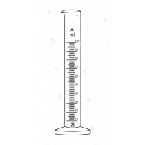Measuring Cylinders, with spout, Round Base. Accuracy as per Class ‘A’ with works certificate.