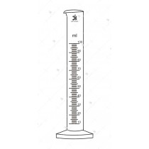 Measuring Cylinders, with spout, Round Base. Accuracy as per Class ‘B’.