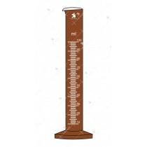 Measuring Cylinders, with spout, Round Base. Accuracy as per Class ‘B’ (Amber).