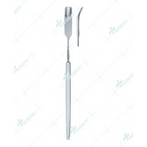 Micro Retractor With Concave Bur Deflector, 9.5mm wide tip
