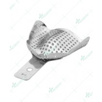 Perforated Stainless Steel Impression Tray, without Retention Rim