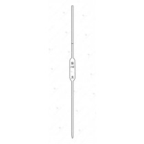 Pipettes Transfer, Volumetric, with one mark. Accuracy as per Class ‘B’.