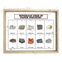 Minerals Used in Paper Industry (Set of 10)