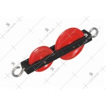 Pulley, Double In Line, Metal