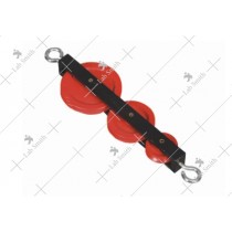 Pulley, Triple In Line, Metal