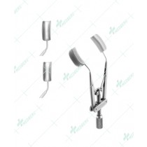 Reversible Eye Speculum, 15mm solid blades