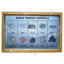 Collection of 10 Rocks Forming Minerals