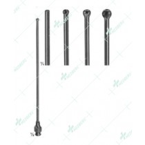 Schmid Vessel Irrigating Cannula, Malleable Silver-plated, 150 mm