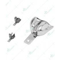 Solid Stainless Steel Anterior Depressed Impression Tray