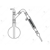Steam Distillation Assembly, consists of R.B. Flask 1000 ml.