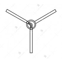 Stopcock, C Bore, Three Way
