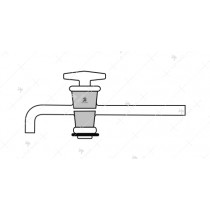 Stopcock for Aspirators 4 mm. Bore, Plain
