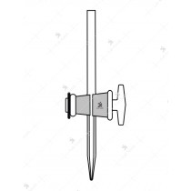 Stopcock for Burette, with Solid Plug.