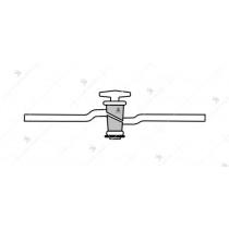 Stopcock, Oblique Bore, Side Tube.