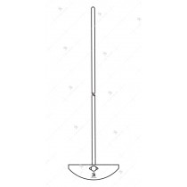 Teflon Bladed Stirrers, Blade removable from the Stirrer Shaft.