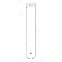 Tubes, Culture, Media, Round Bottom, with Screw Cap and PTFE liner.
