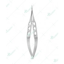 Vannas Scissors,  extra thin 10mm long blades, curved