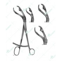 Verbrugge Bone Holding Forceps, with tip joint, 255 mm