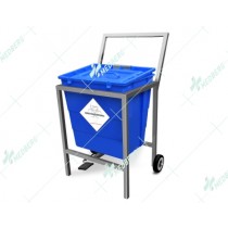 Waste Segregation Trolleys (Stainless Steel) 30 Ltr