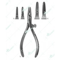 Wire Holding Forceps, Flat-nosed Pliers, 130 mm