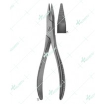 Wire Holding Forceps, Wire Tightening Pliers, Flat, 190 mm