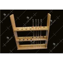 Pipette Stand, Vertical, Wooden