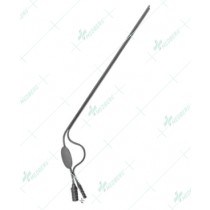 Yasargil Suction Tube, with finger cut-off and stylet, 175 mm